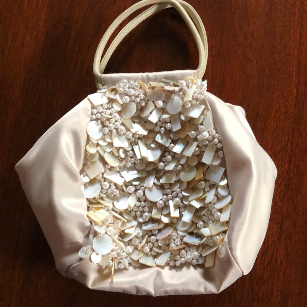 Ann Taylor beaded evening bag never worn